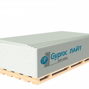 Гипсокартон GYPROC ЛАЙТ 2500*1200*9,5 мм 